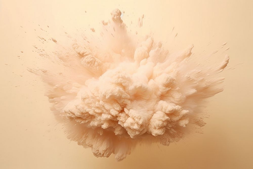 Explosion Beige Powder chandelier fragility.