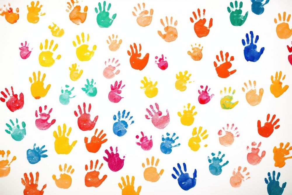 Kid hands backgrounds pattern creativity. AI generated Image by rawpixel.