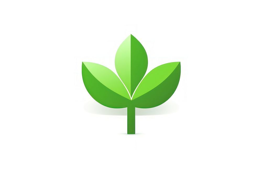 Leaf green symbol plant. AI generated Image by rawpixel.