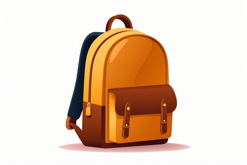 Backpack bag white background furniture. AI generated Image by rawpixel.
