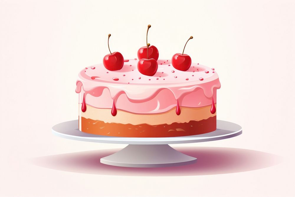 Cake celebrate dessert cream. AI generated Image by rawpixel.