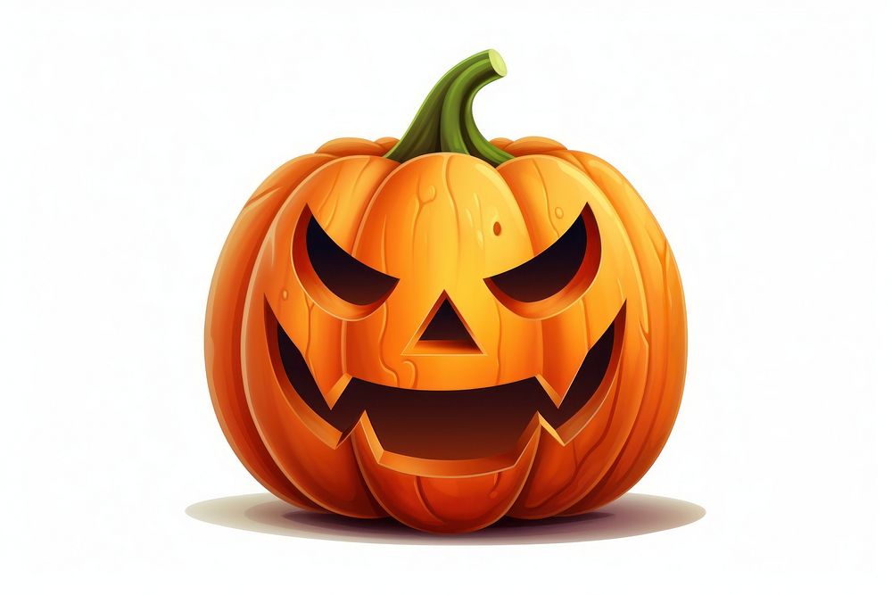 Jack-o'-lantern vegetable halloween pumpkin. AI generated Image by rawpixel.