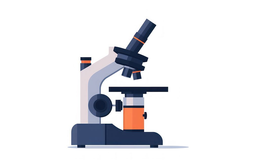 Microscope cross biotechnology magnification. AI generated Image by rawpixel.
