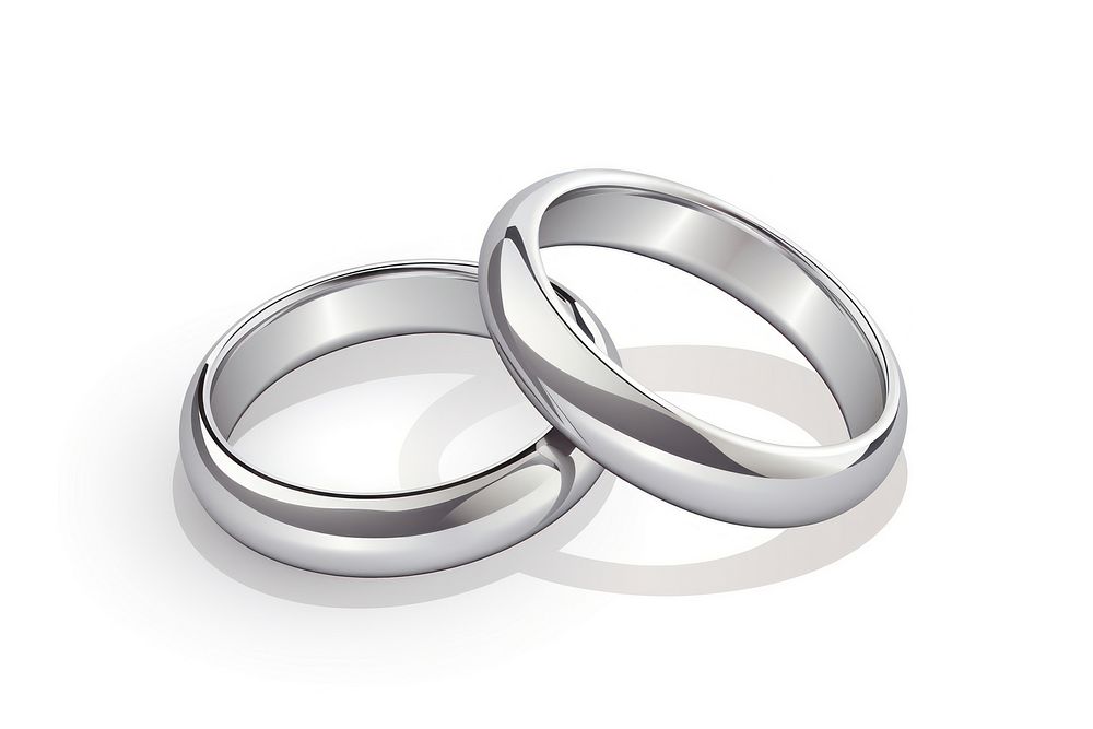 Silver ring platinum jewelry love. AI generated Image by rawpixel.