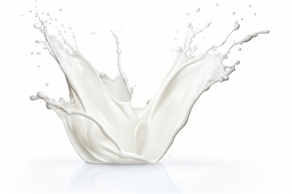 Splash Milk milk white. AI generated Image by rawpixel.