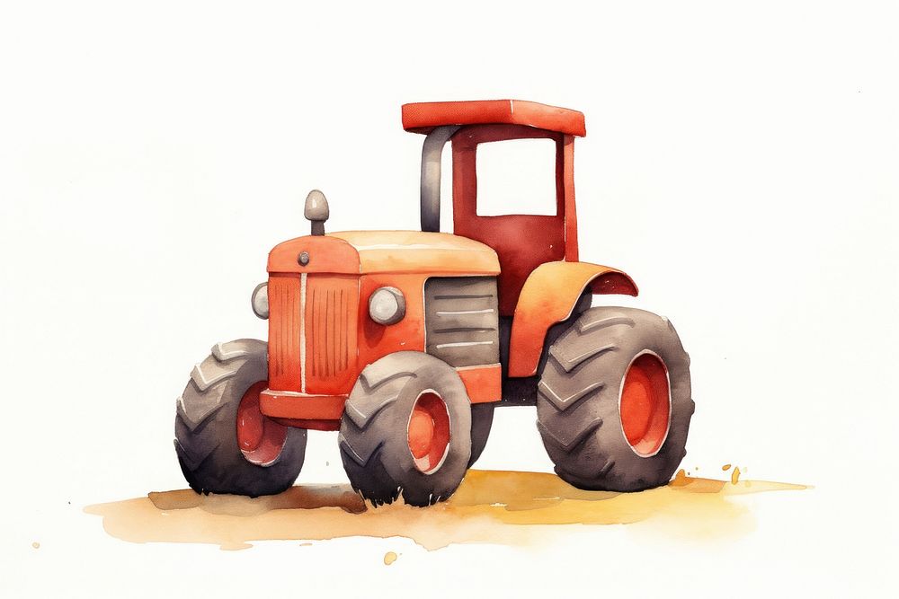 Tractor vehicle car transportation. AI generated Image by rawpixel.