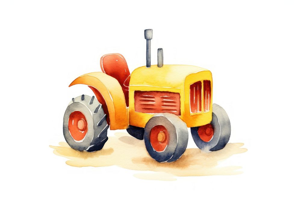 Tractor vehicle car toy. AI generated Image by rawpixel.