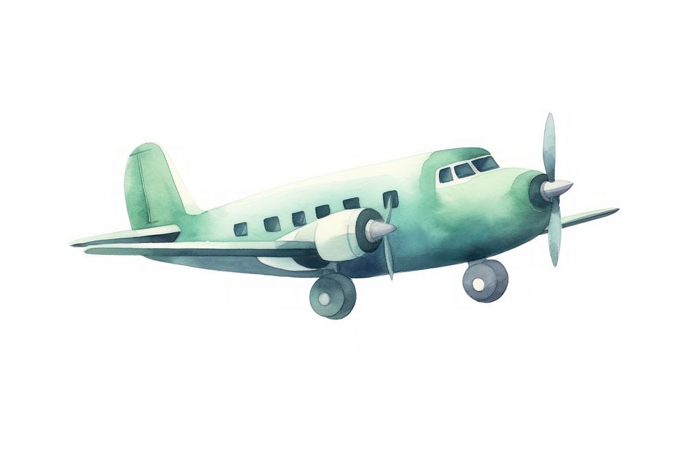 Airplane cute propeller aircraft vehicle. AI generated Image by rawpixel.
