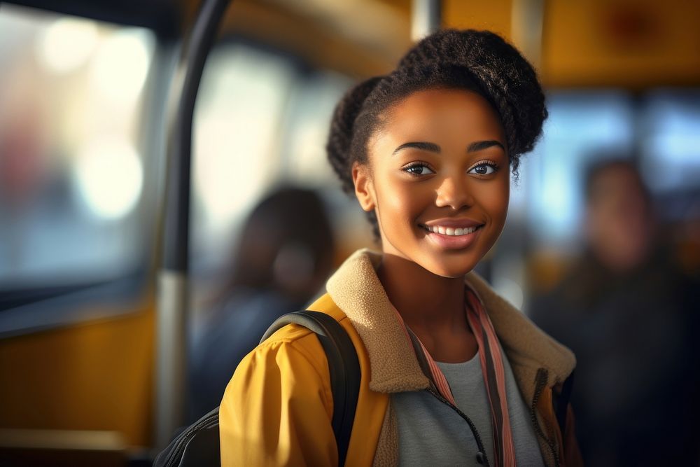 High school student portrait adult smile. AI generated Image by rawpixel.