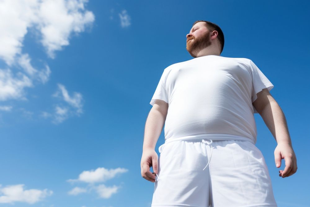 Gym shorts outdoors t-shirt sports. AI generated Image by rawpixel.