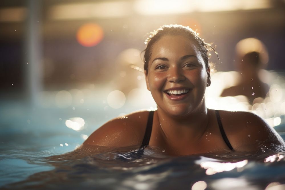 Recreation swimming portrait sports. 