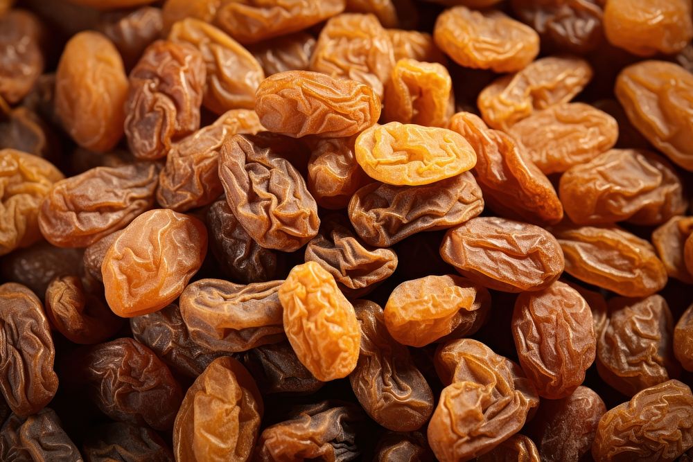 Raisins backgrounds food freshness. AI generated Image by rawpixel.