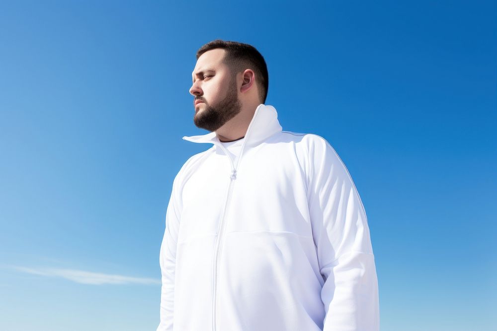 Track suit photography portrait outdoors. AI generated Image by rawpixel.