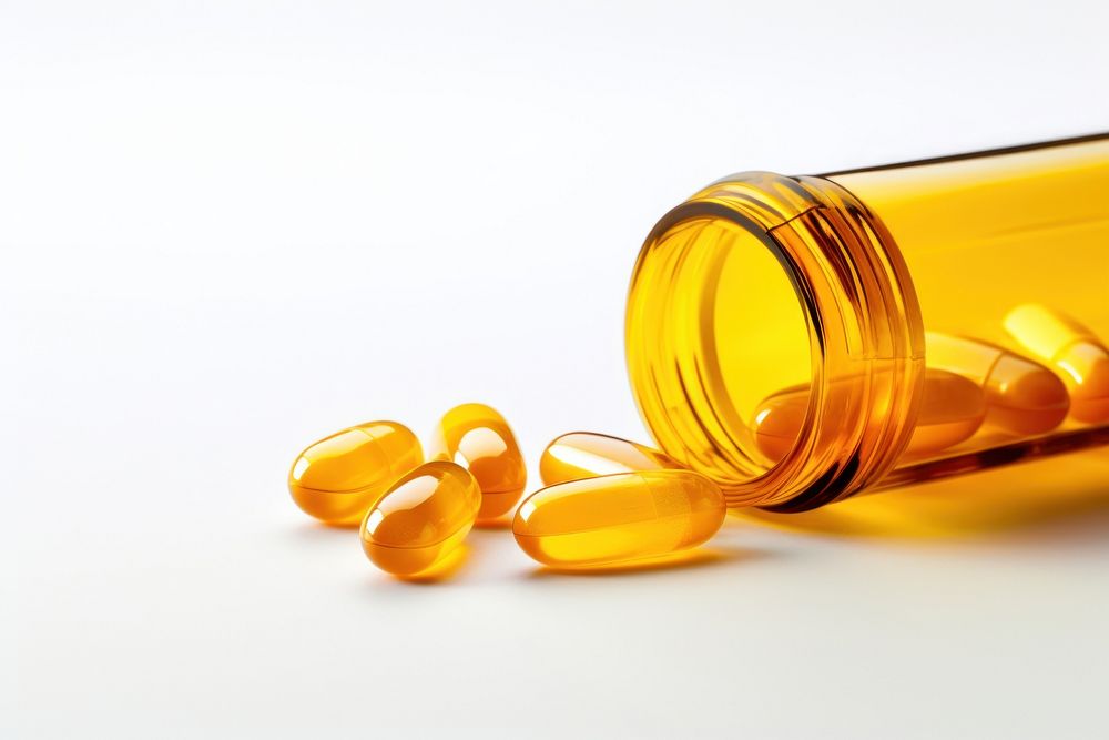 Vitamin pill capsule vitamin medication. AI generated Image by rawpixel.