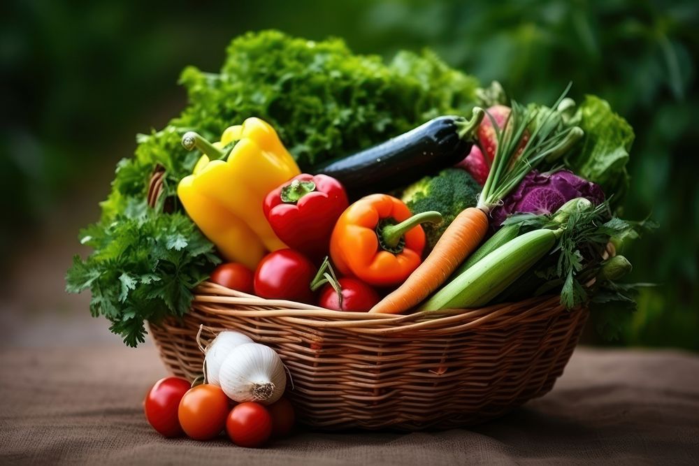 Hands holding basket food cauliflower ingredient. AI generated Image by rawpixel.