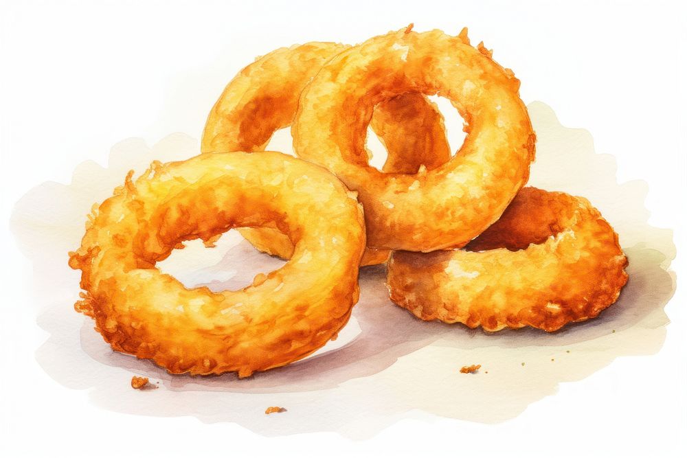 Onion rings dessert food freshness. AI generated Image by rawpixel.