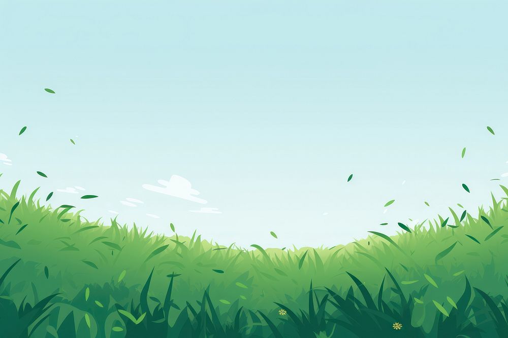 Green grass top view backgrounds outdoors nature. 