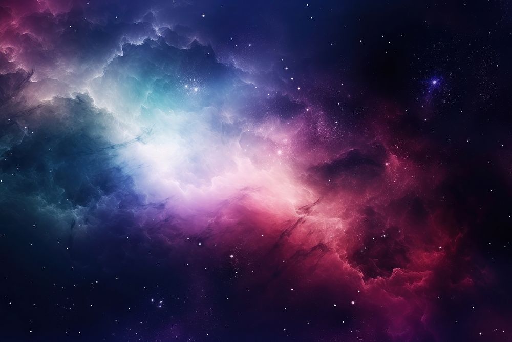 Galaxy cloud nebula astronomy universe space. AI generated Image by rawpixel.