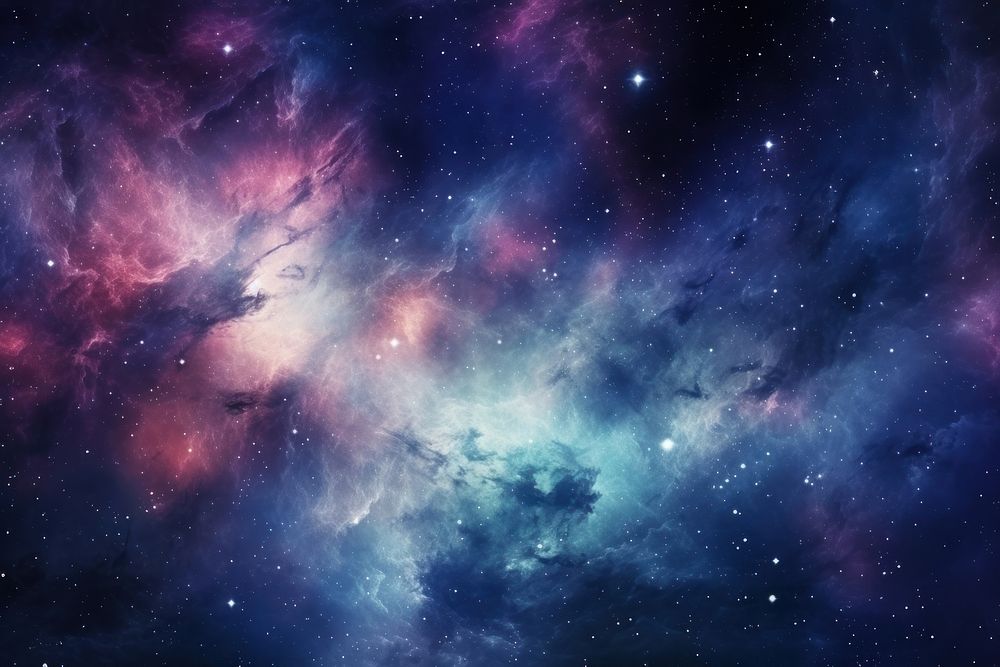 Painting space galaxy astronomy universe nebula. AI generated Image by rawpixel.