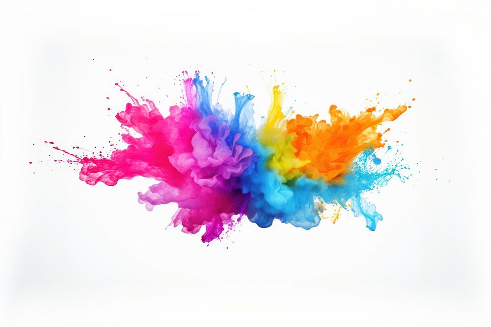 Water color splash backgrounds splattered creativity. AI generated Image by rawpixel.