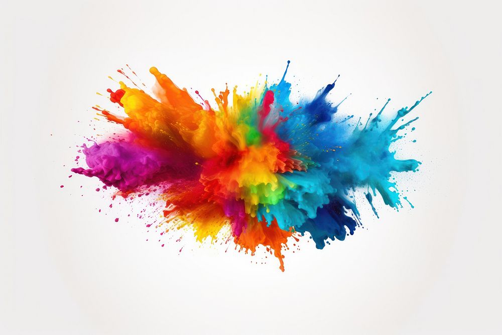 Water color splash backgrounds splattered creativity. AI generated Image by rawpixel.