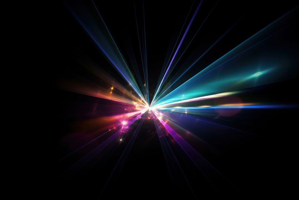 Holographic flare light backgrounds laser. AI generated Image by rawpixel.