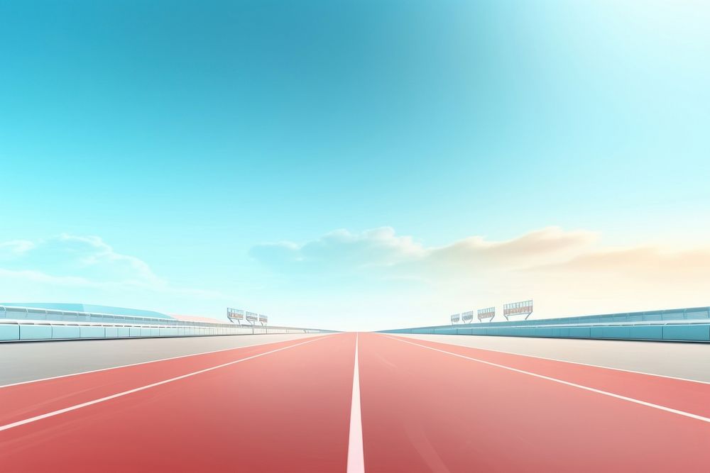 Racing track outdoors horizon sports. AI generated Image by rawpixel.