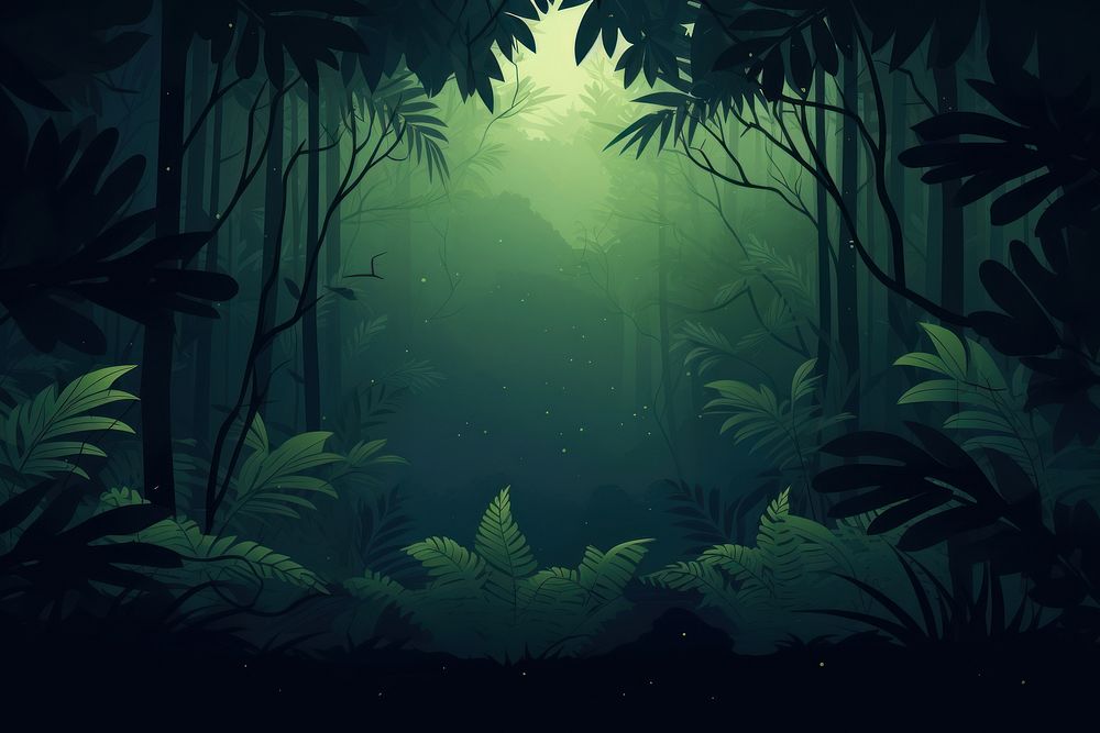 Rain forrest backgrounds vegetation outdoors. AI generated Image by rawpixel.