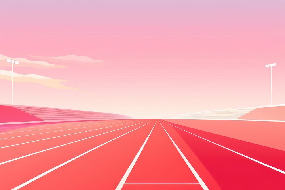 Running track backgrounds sports tranquility. AI generated Image by rawpixel.