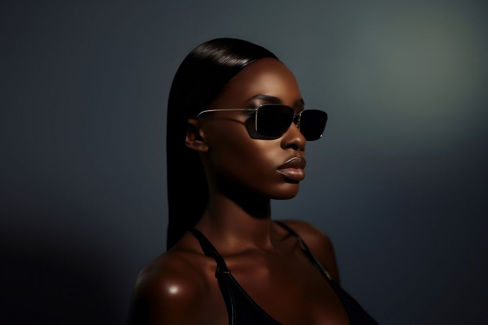 Sunglasses photography portrait fashion. AI generated Image by rawpixel.