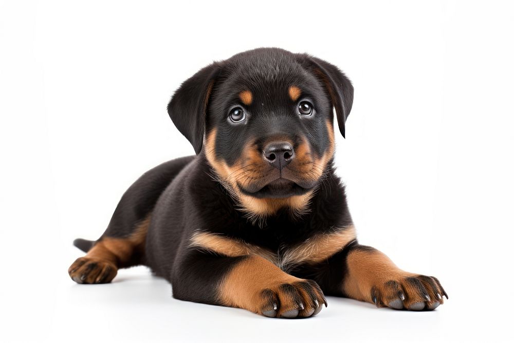Puppy Rottweiler mammal animal. AI generated Image by rawpixel.