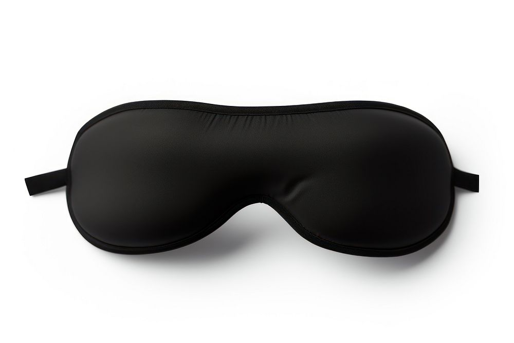 Travel sleep eyemask sunglasses black white background. AI generated Image by rawpixel.