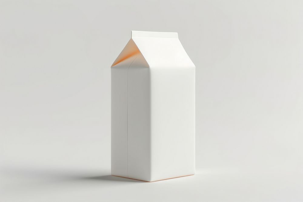 Juice box cardboard carton white. AI generated Image by rawpixel.
