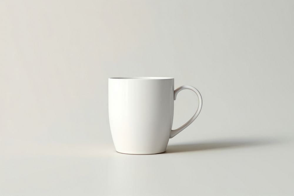 Coffee mug porcelain drink cup. 