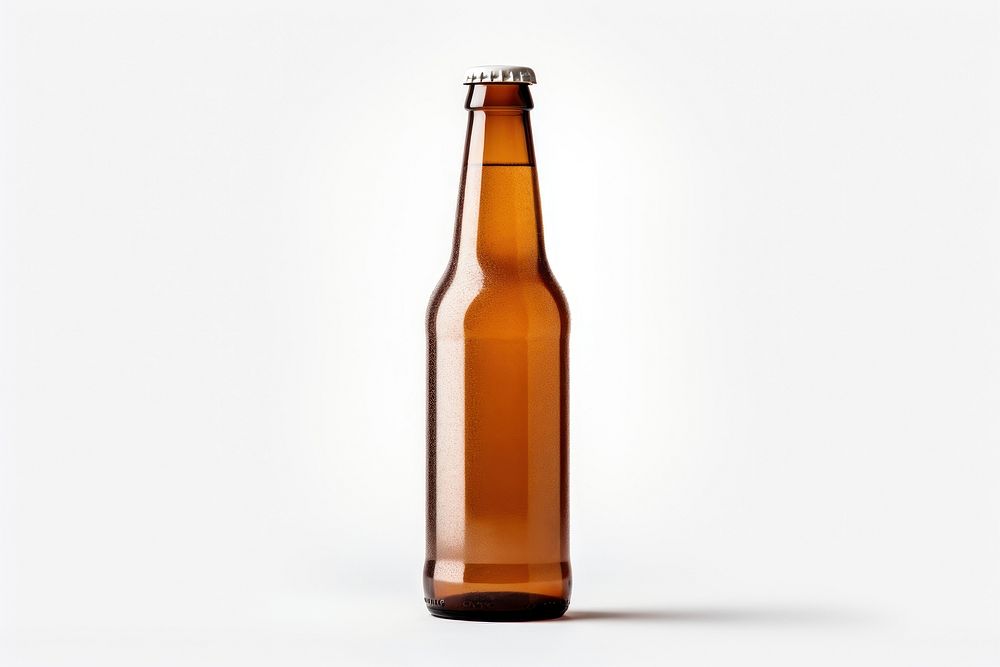 Beer bottle glass drink lager. AI generated Image by rawpixel.