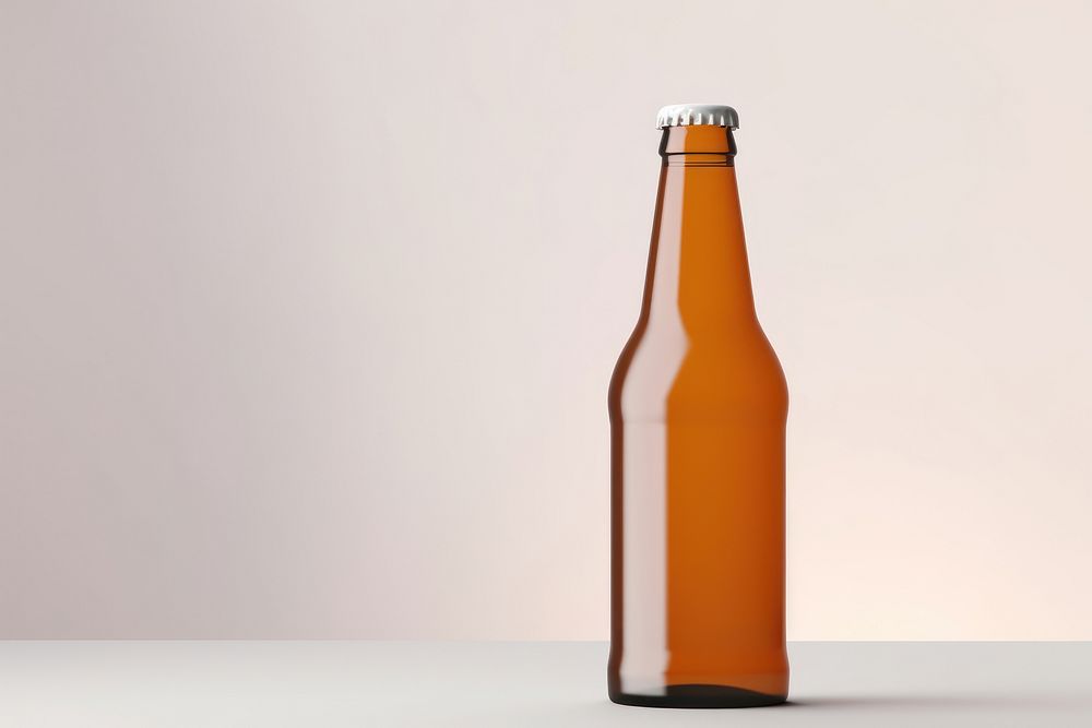 Beer bottle glass drink condensation. AI generated Image by rawpixel.