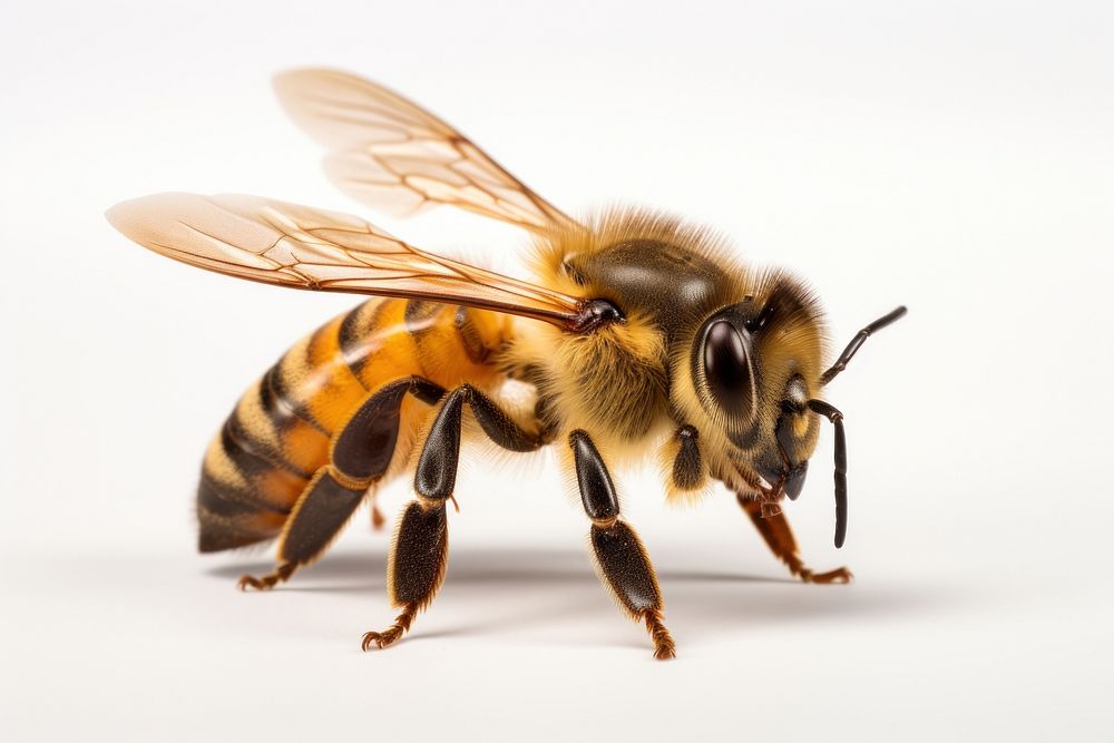 Honey bee animal insect hornet. AI generated Image by rawpixel.