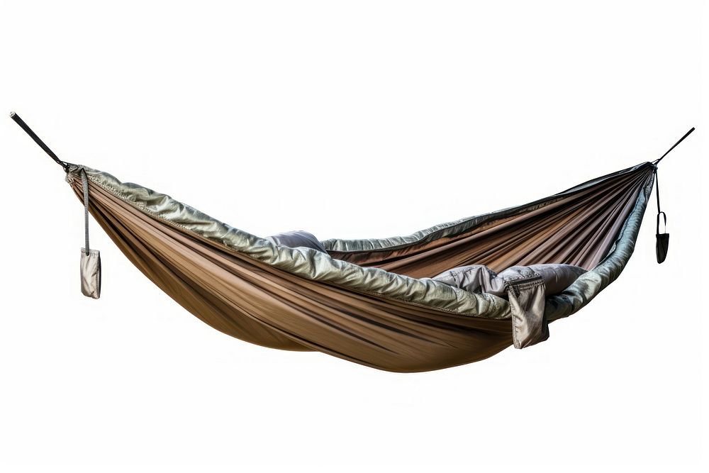Hammock white background tranquility relaxation. AI generated Image by rawpixel.