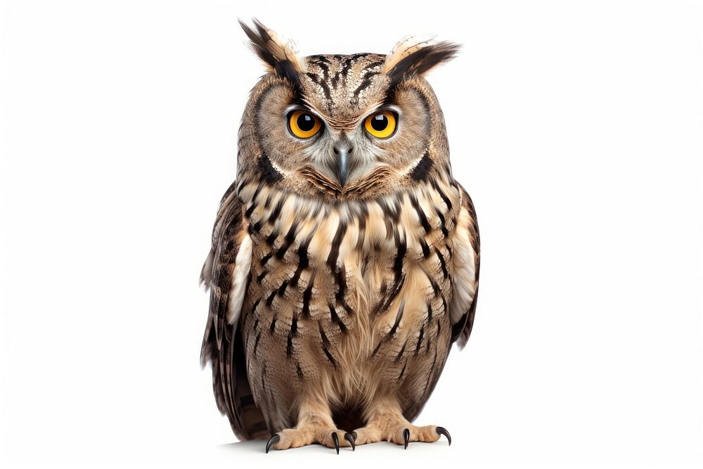 Owl animal bird beak. AI generated Image by rawpixel.