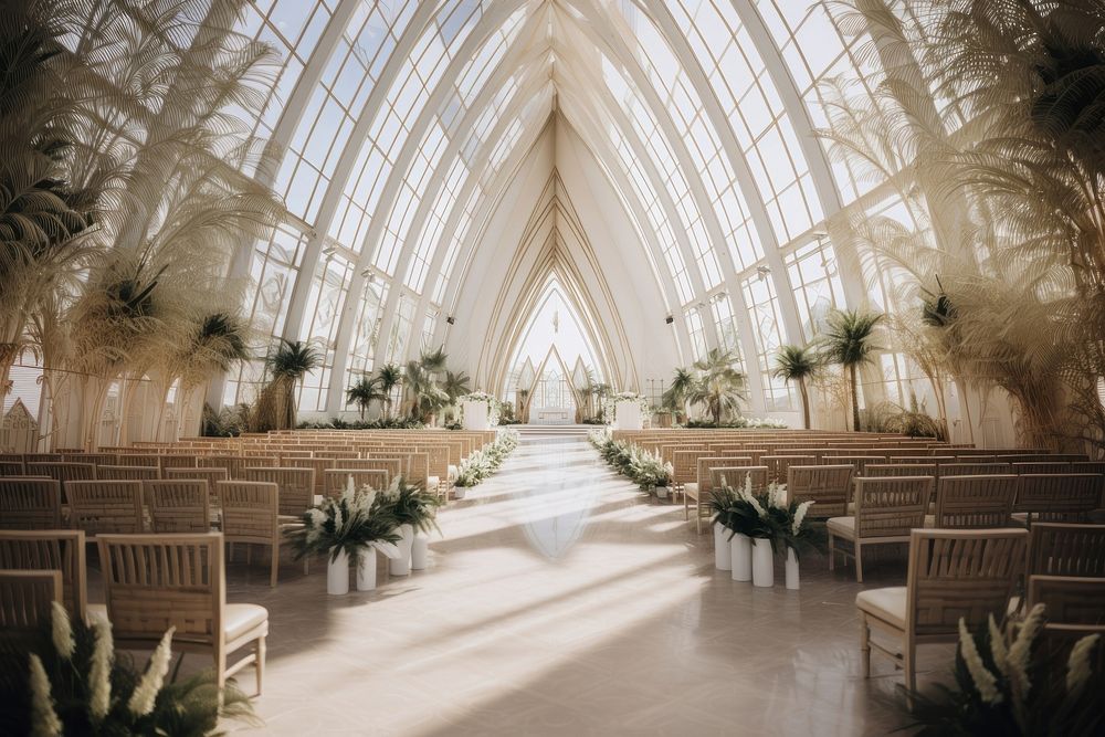 photo of modern wedding venue tebet.  