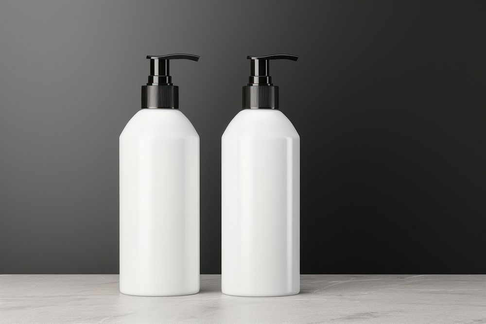 Lotion bottles cylinder bathroom container. 