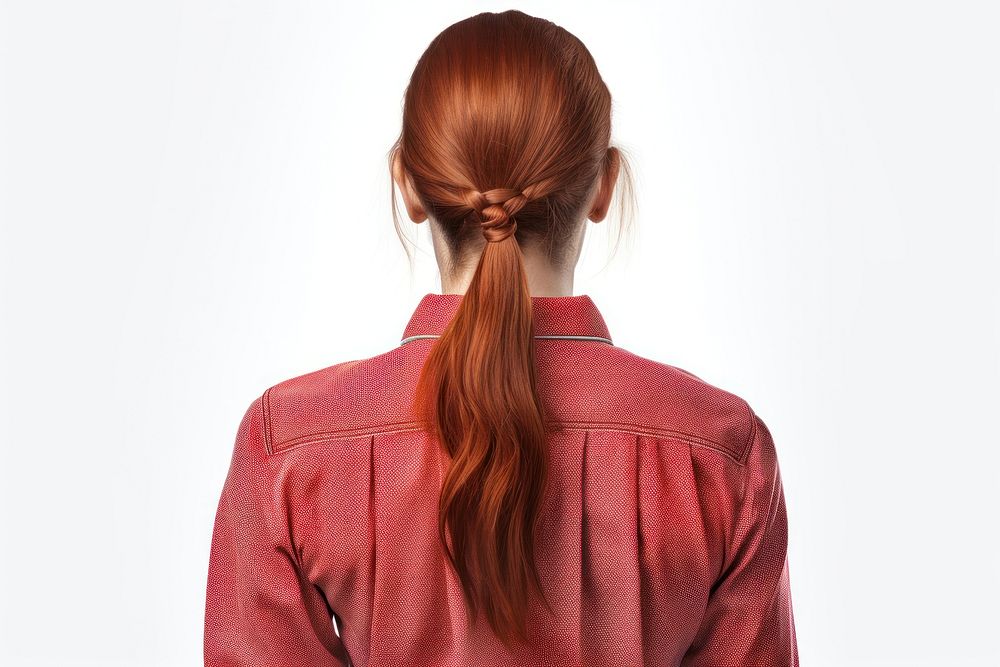 Ponytail adult woman back. AI generated Image by rawpixel.
