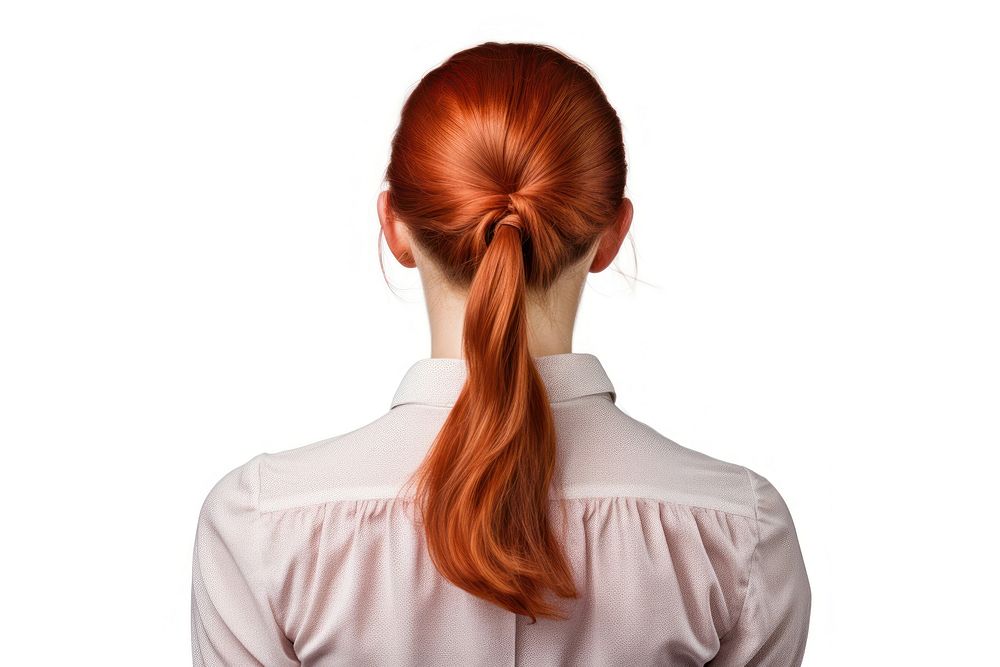 Ponytail adult woman back. AI generated Image by rawpixel.