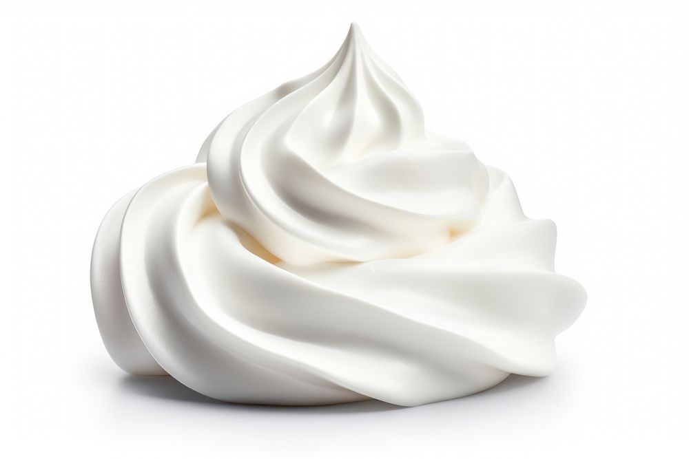 Cream dessert whipped white. AI generated Image by rawpixel.