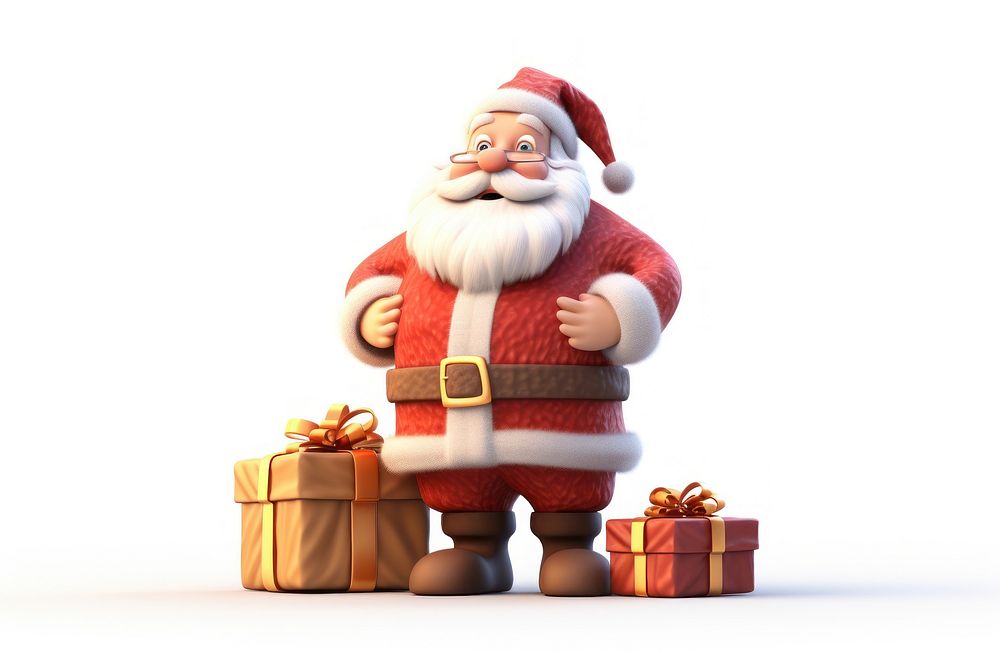 Christmas christmas cartoon white background. AI generated Image by rawpixel.