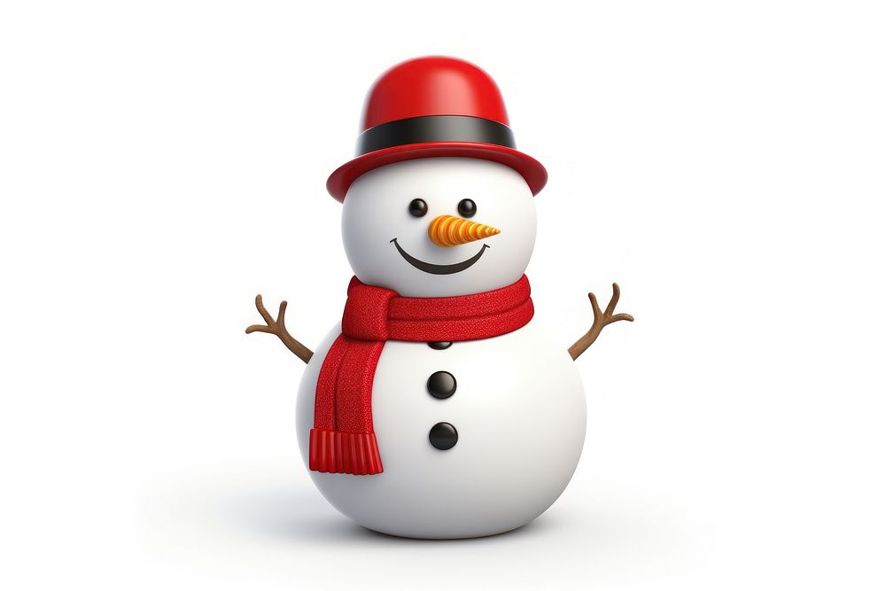 Christmas snowman christmas cartoon winter. AI generated Image by rawpixel.