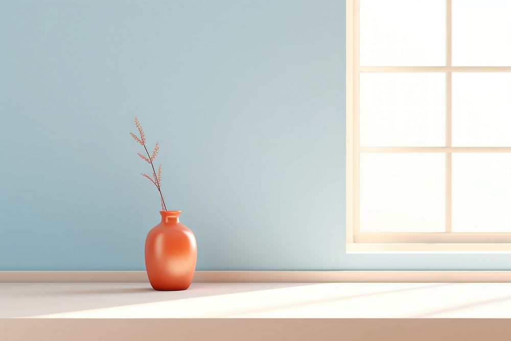 Window windowsill plant vase. AI generated Image by rawpixel.