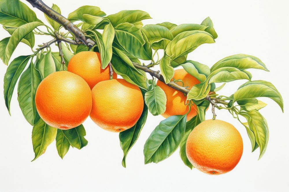 Grapefruit orange plant food. AI generated Image by rawpixel.