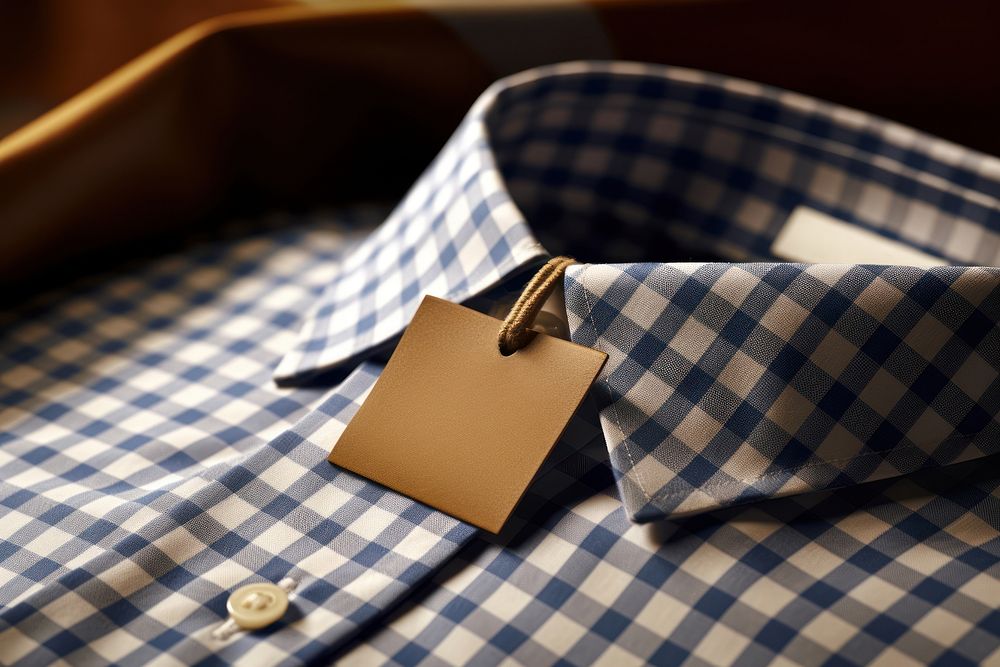 Blank hang label fashion shirt accessories. AI generated Image by rawpixel.