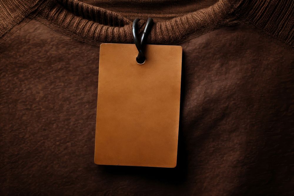 Blank hang label text accessories outerwear. AI generated Image by rawpixel.